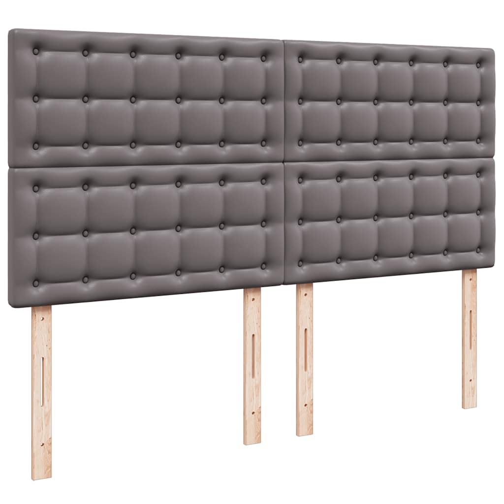 Ottoman bed met matras 180x200cm kunstleer grijs is nu te koop bij PeponiXL, paradijselijk wonen!