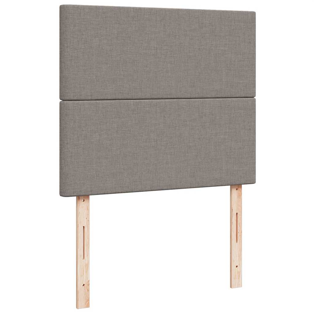 Ottoman bed met matras 120x190 cm stof taupe is nu te koop bij PeponiXL, paradijselijk wonen!