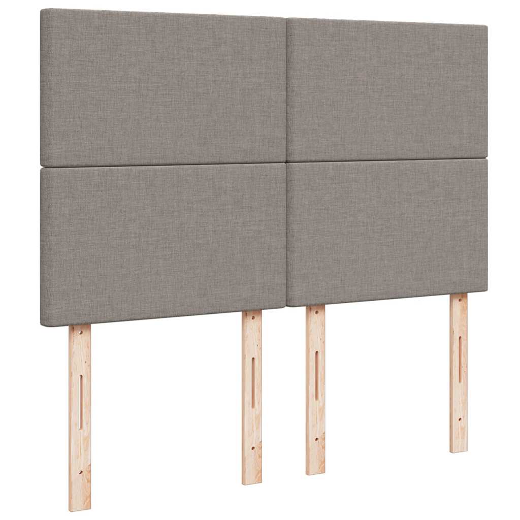 Ottoman bed met matras 140x190cm stof taupe is nu te koop bij PeponiXL, paradijselijk wonen!