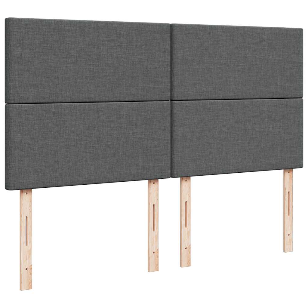 Ottoman bed met matrassen 200x200cm stof donkergrijs is nu te koop bij PeponiXL, paradijselijk wonen!