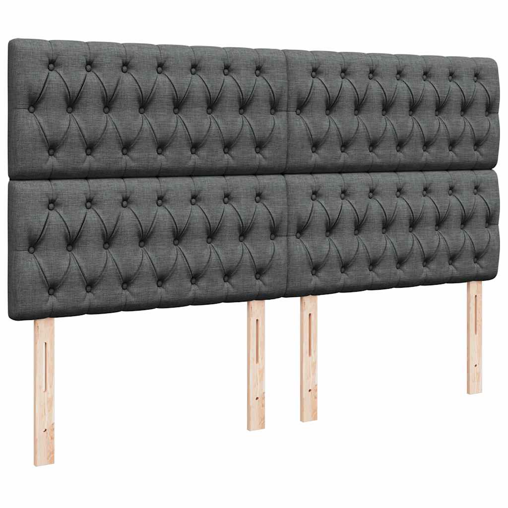Ottoman bed met matras 160x200cm stof donkergrijs is nu te koop bij PeponiXL, paradijselijk wonen!