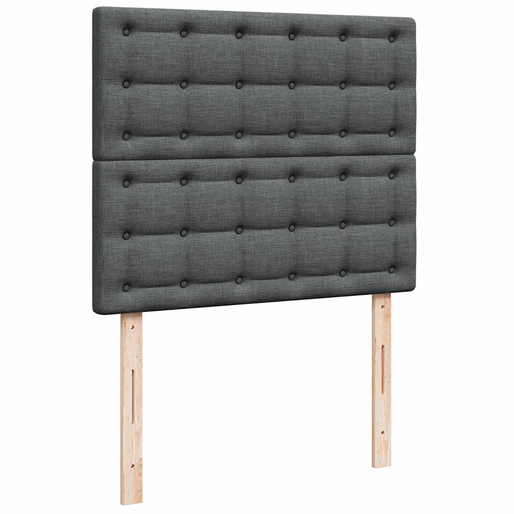 Ottoman bed met matras 120x200cm stof donkergrijs is nu te koop bij PeponiXL, paradijselijk wonen!