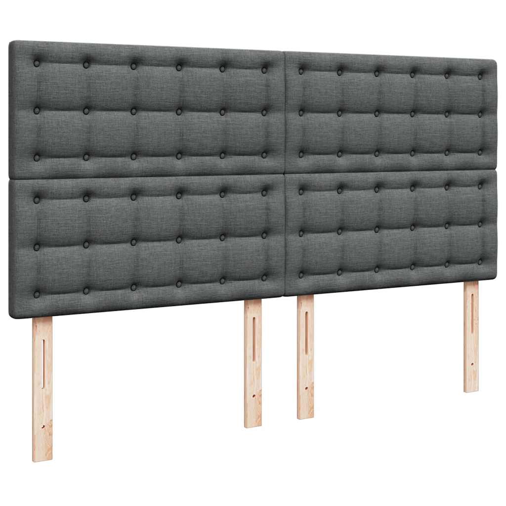 Ottoman bed met matras 160x200cm stof donkergrijs is nu te koop bij PeponiXL, paradijselijk wonen!