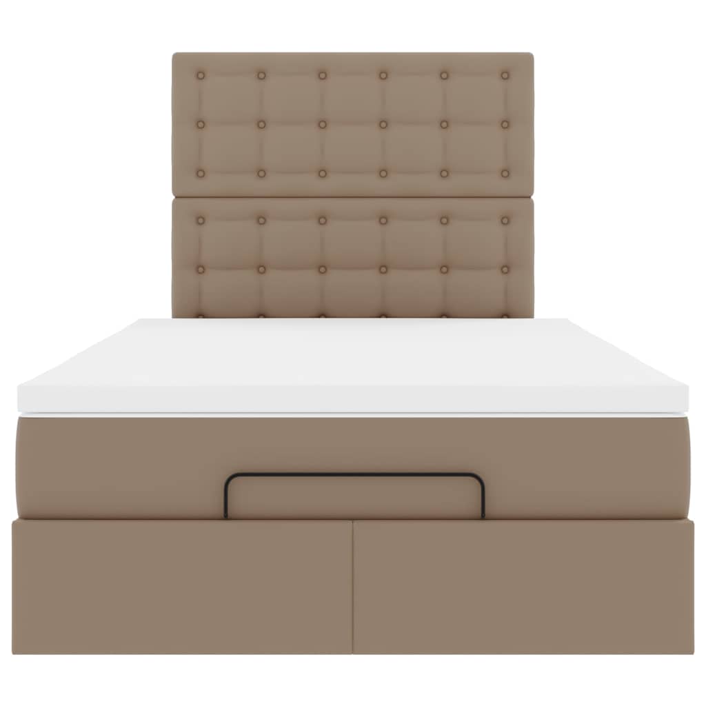 Ottoman bed met matras en LED's 120x190 cm kunstleer is nu te koop bij PeponiXL, paradijselijk wonen!