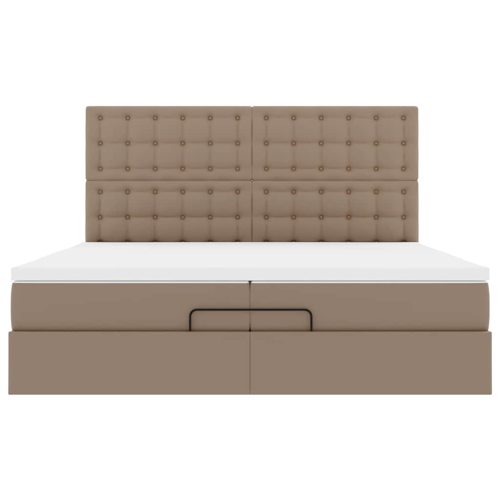 Ottoman bed met matrassen en LED's 200x200cm kunstleer is nu te koop bij PeponiXL, paradijselijk wonen!