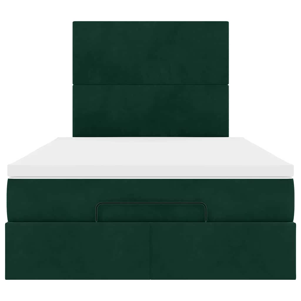 Ottoman bed met matrassen en LED's 120x190cm fluweel is nu te koop bij PeponiXL, paradijselijk wonen!