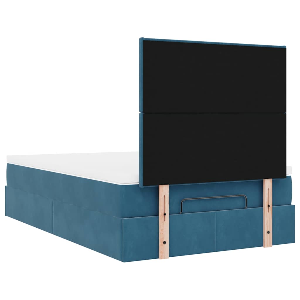 Ottoman bed met matrassen en LED's 120x190cm fluweel is nu te koop bij PeponiXL, paradijselijk wonen!