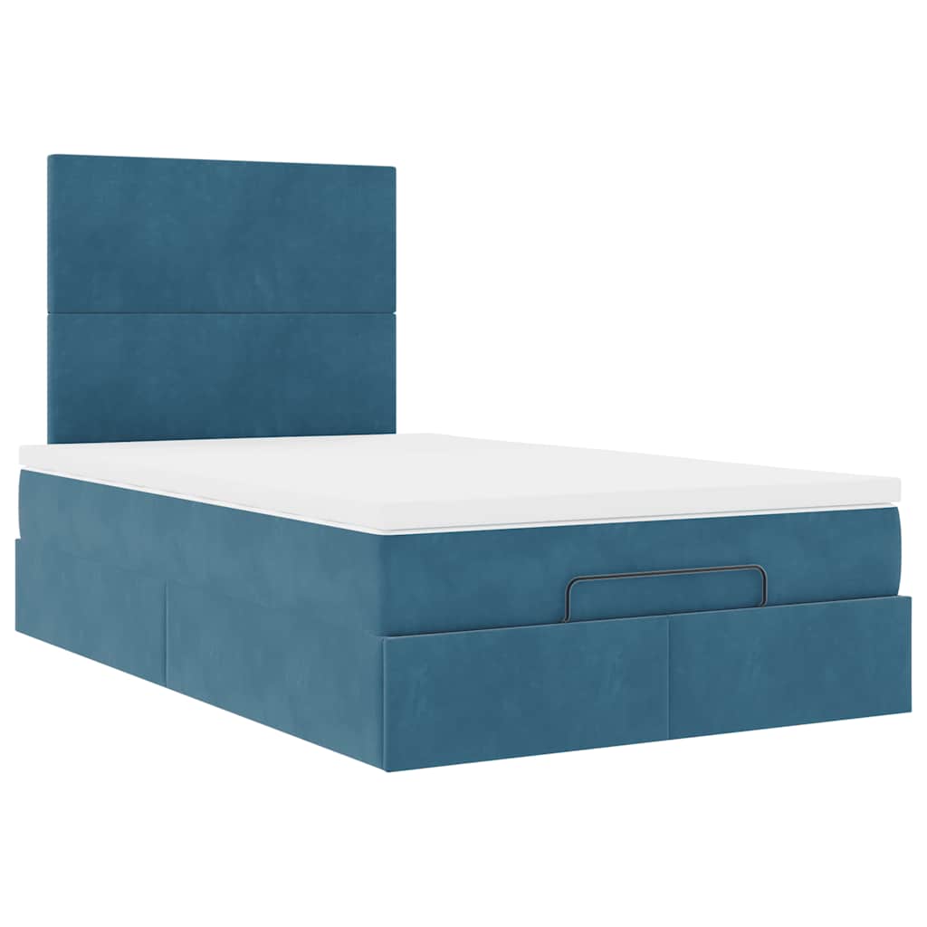 Ottoman bed met matrassen en LED's 120x200cm fluweel is nu te koop bij PeponiXL, paradijselijk wonen!