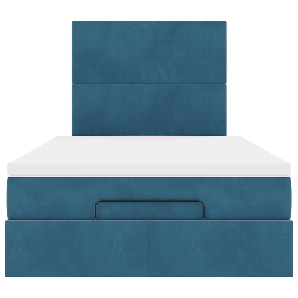 Ottoman bed met matrassen en LED's 120x200cm fluweel is nu te koop bij PeponiXL, paradijselijk wonen!