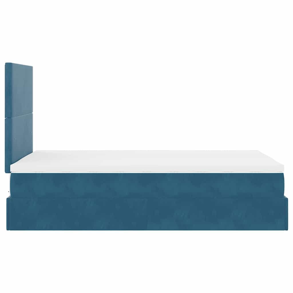 Ottoman bed met matrassen en LED's 120x200cm fluweel is nu te koop bij PeponiXL, paradijselijk wonen!
