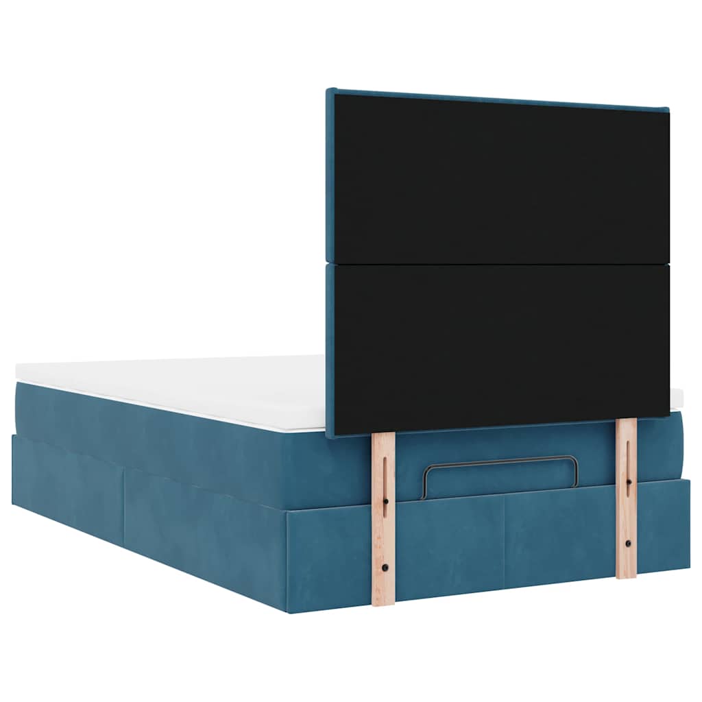 Ottoman bed met matrassen en LED's 120x200cm fluweel is nu te koop bij PeponiXL, paradijselijk wonen!