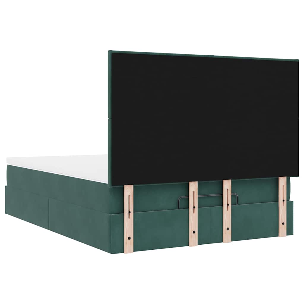 Ottoman bed met matrassen en LED's 140x190cm fluweel is nu te koop bij PeponiXL, paradijselijk wonen!