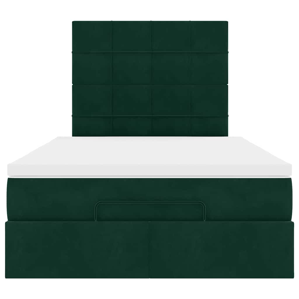 Ottoman bed met matrassen en LED's 120x190cm fluweel is nu te koop bij PeponiXL, paradijselijk wonen!