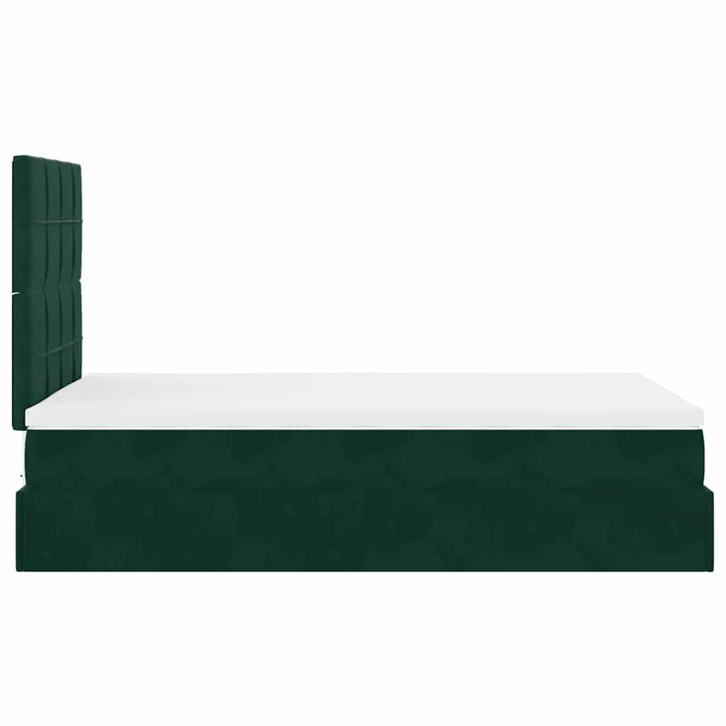 Ottoman bed met matrassen en LED's 120x190cm fluweel is nu te koop bij PeponiXL, paradijselijk wonen!
