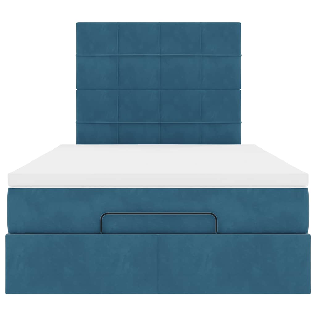 Ottoman bed met matrassen en LED's 120x190cm fluweel is nu te koop bij PeponiXL, paradijselijk wonen!