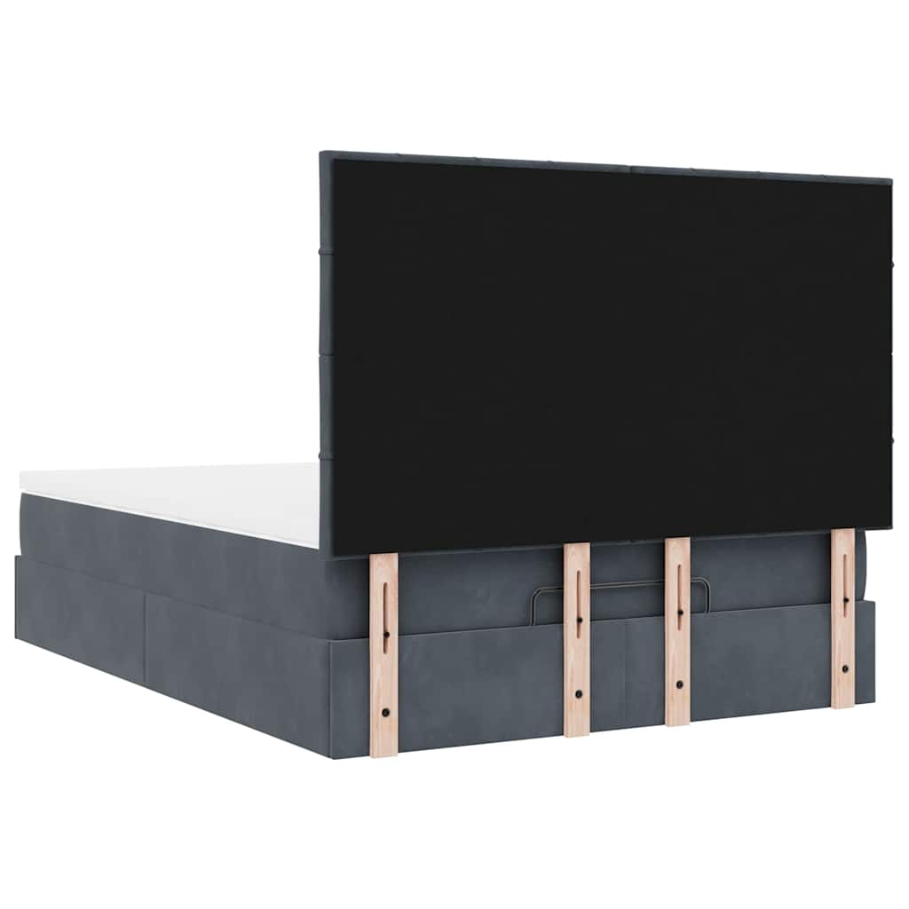 Ottoman bed met matrassen en LED's 140x190cm fluweel is nu te koop bij PeponiXL, paradijselijk wonen!