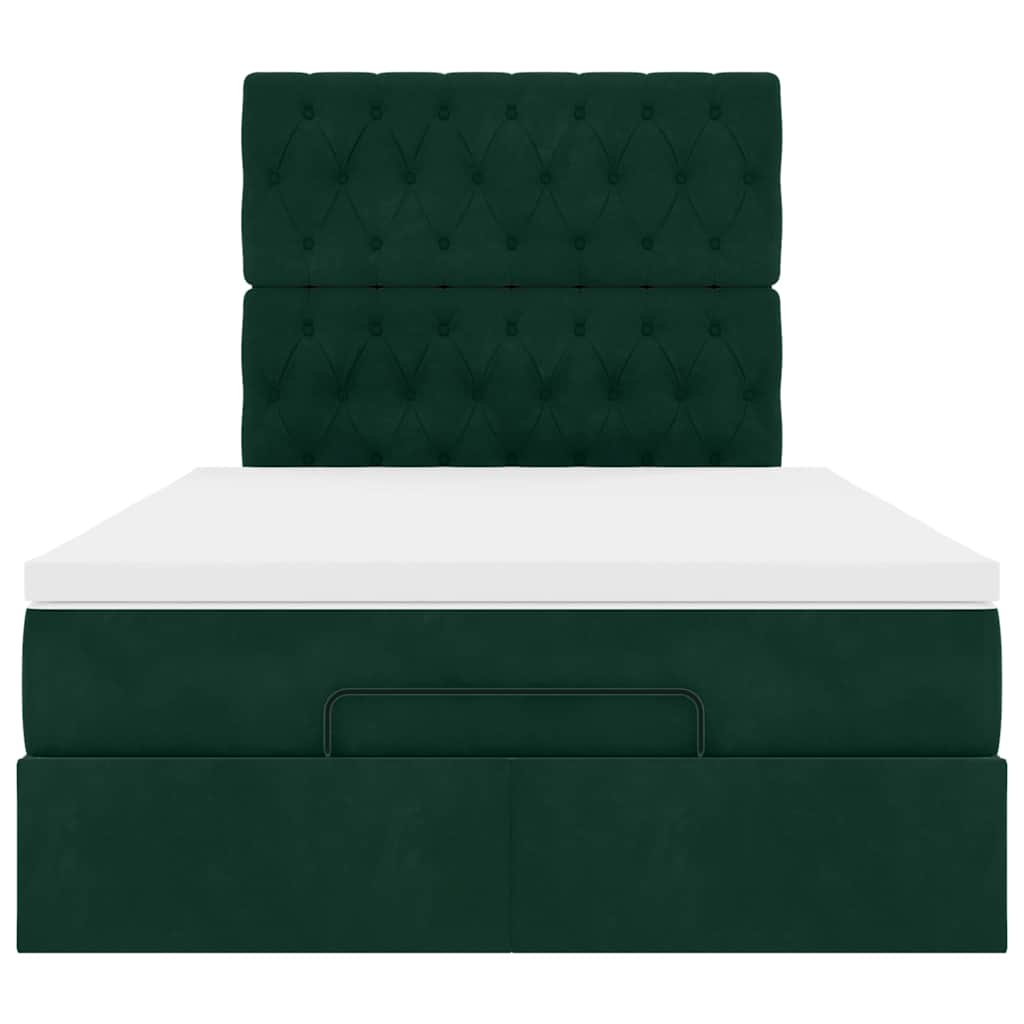 Ottoman bed met matrassen en LED's 120x190cm fluweel is nu te koop bij PeponiXL, paradijselijk wonen!