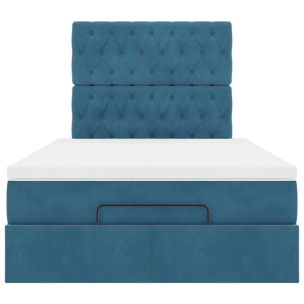Ottoman bed met matrassen en LED's 120x200cm fluweel is nu te koop bij PeponiXL, paradijselijk wonen!
