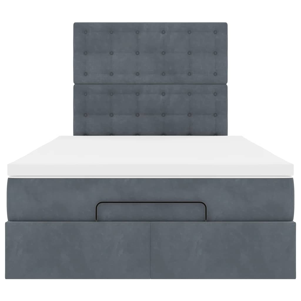 Ottoman bed met matrassen en LED's 120x190cm fluweel is nu te koop bij PeponiXL, paradijselijk wonen!