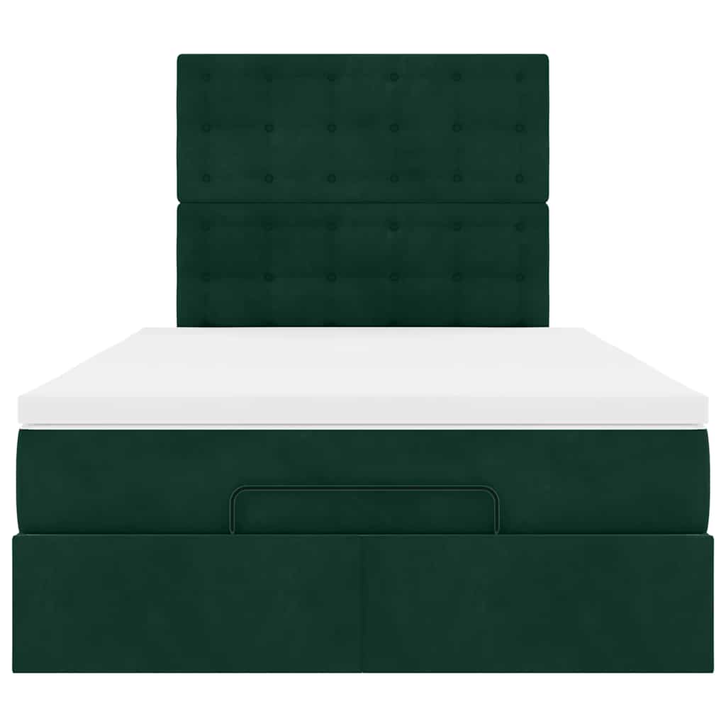 Ottoman bed met matrassen en LED's 120x190cm fluweel is nu te koop bij PeponiXL, paradijselijk wonen!