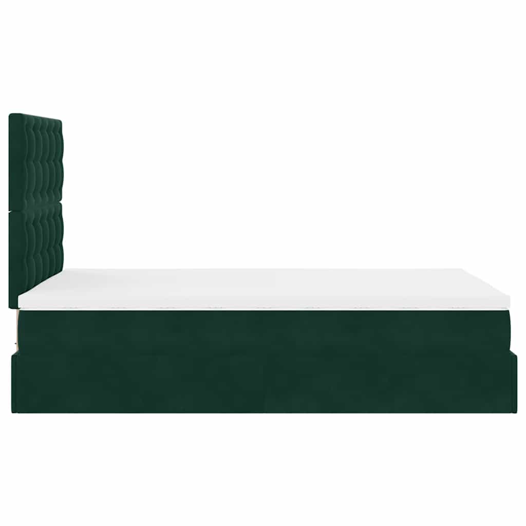 Ottoman bed met matrassen en LED's 120x190cm fluweel is nu te koop bij PeponiXL, paradijselijk wonen!