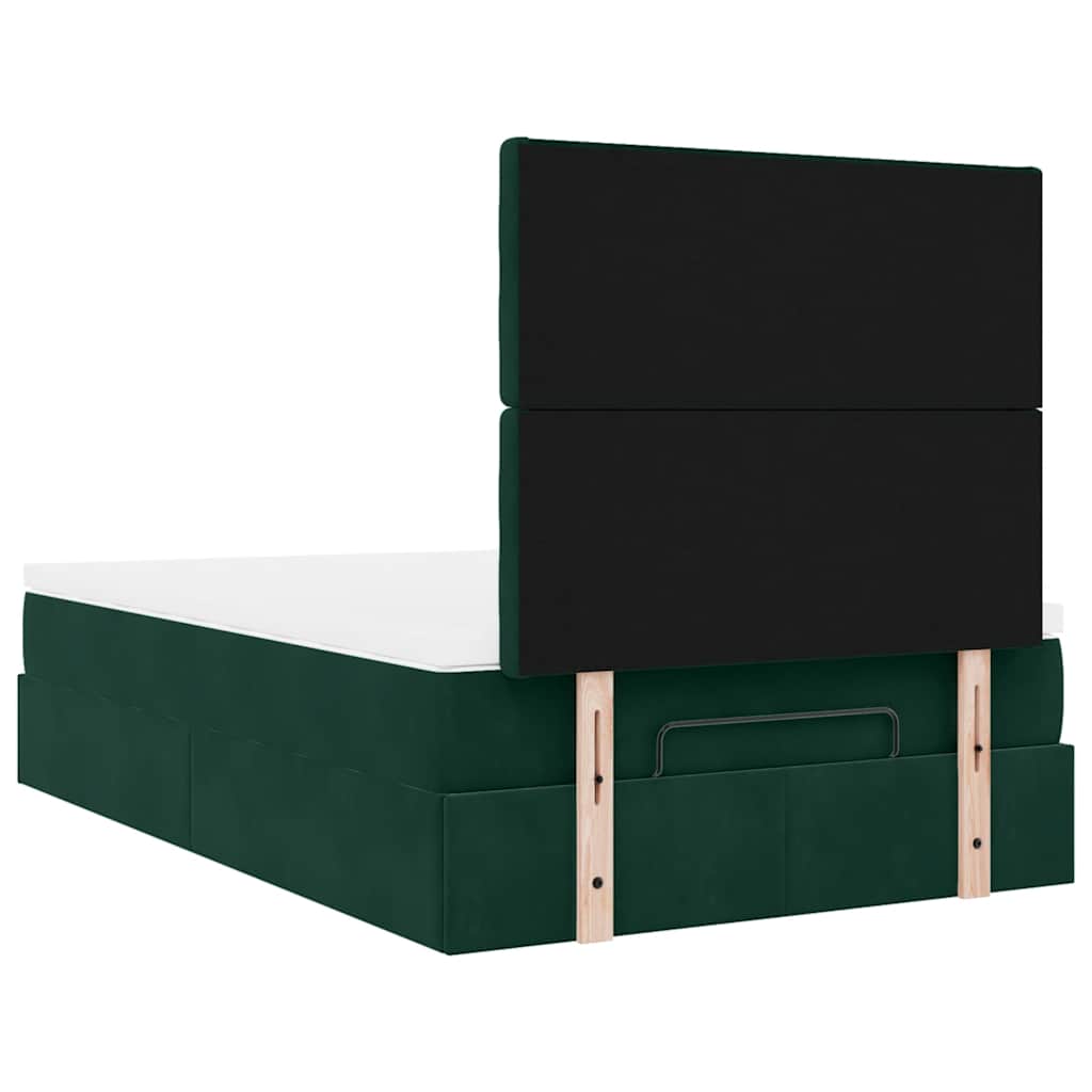 Ottoman bed met matrassen en LED's 120x190cm fluweel is nu te koop bij PeponiXL, paradijselijk wonen!
