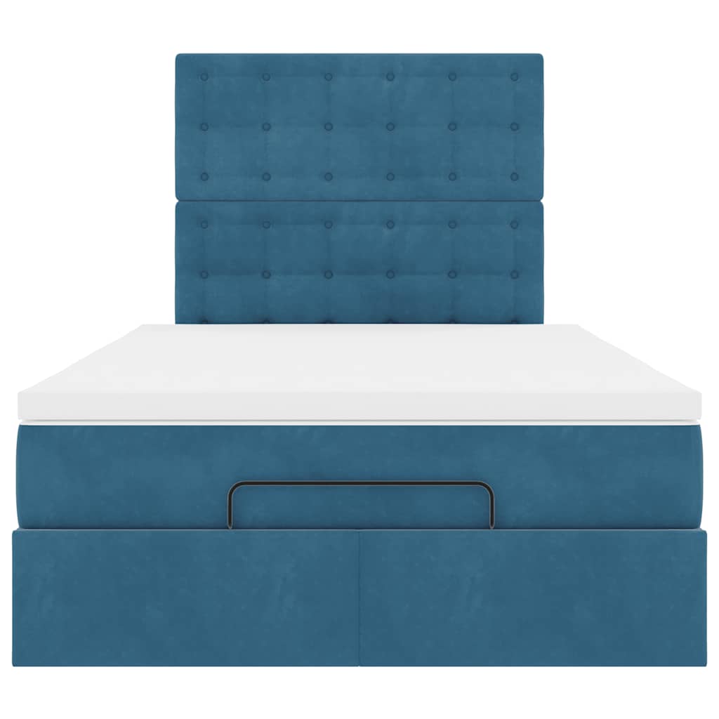 Ottoman bed met matrassen en LED's 120x190cm fluweel is nu te koop bij PeponiXL, paradijselijk wonen!