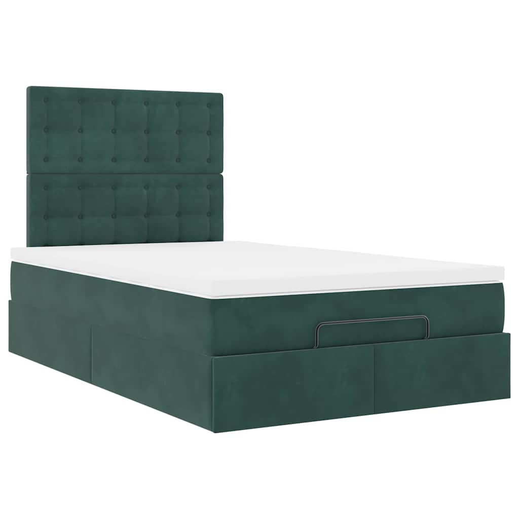 Ottoman bed met matrassen en LED's 120x200cm fluweel is nu te koop bij PeponiXL, paradijselijk wonen!