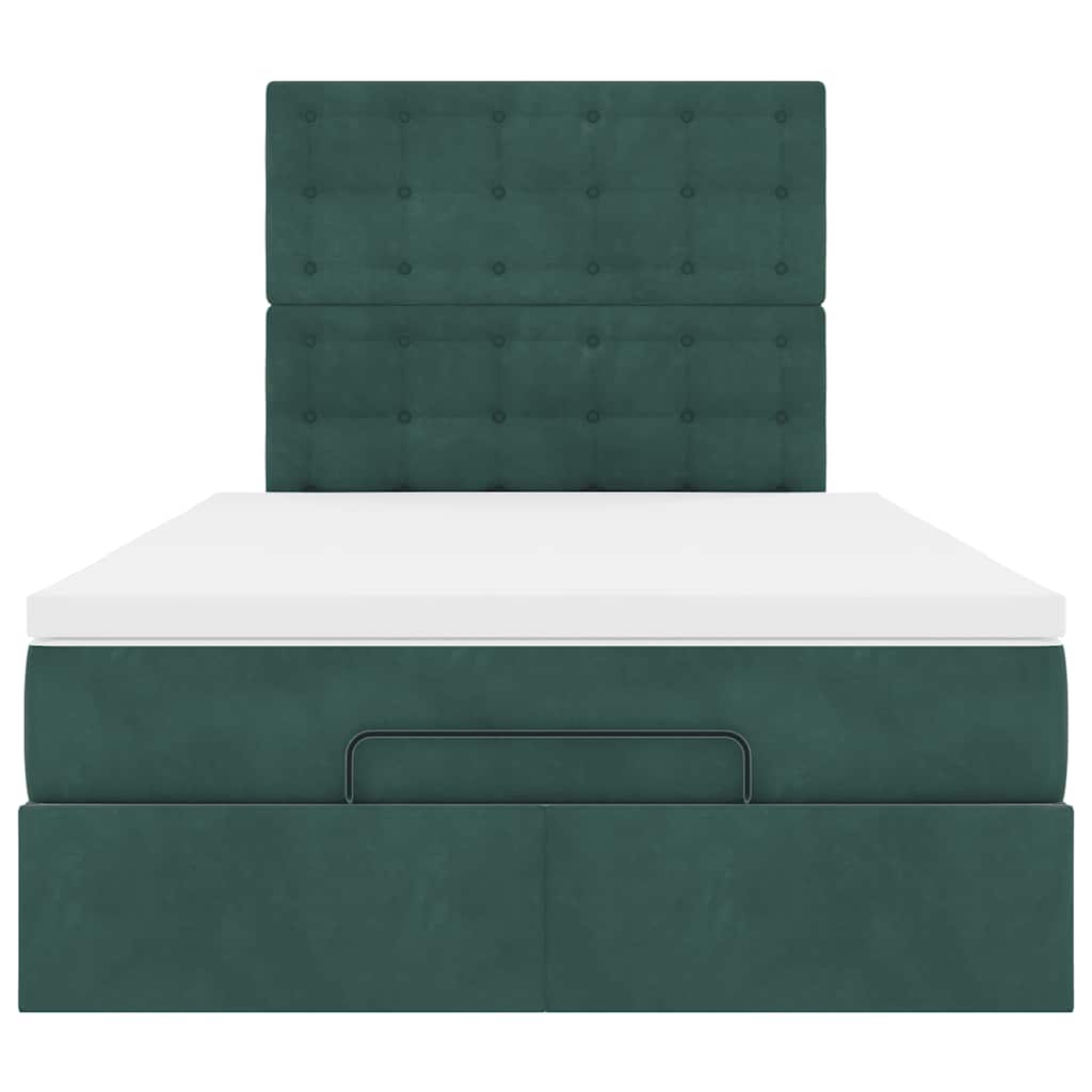 Ottoman bed met matrassen en LED's 120x200cm fluweel is nu te koop bij PeponiXL, paradijselijk wonen!