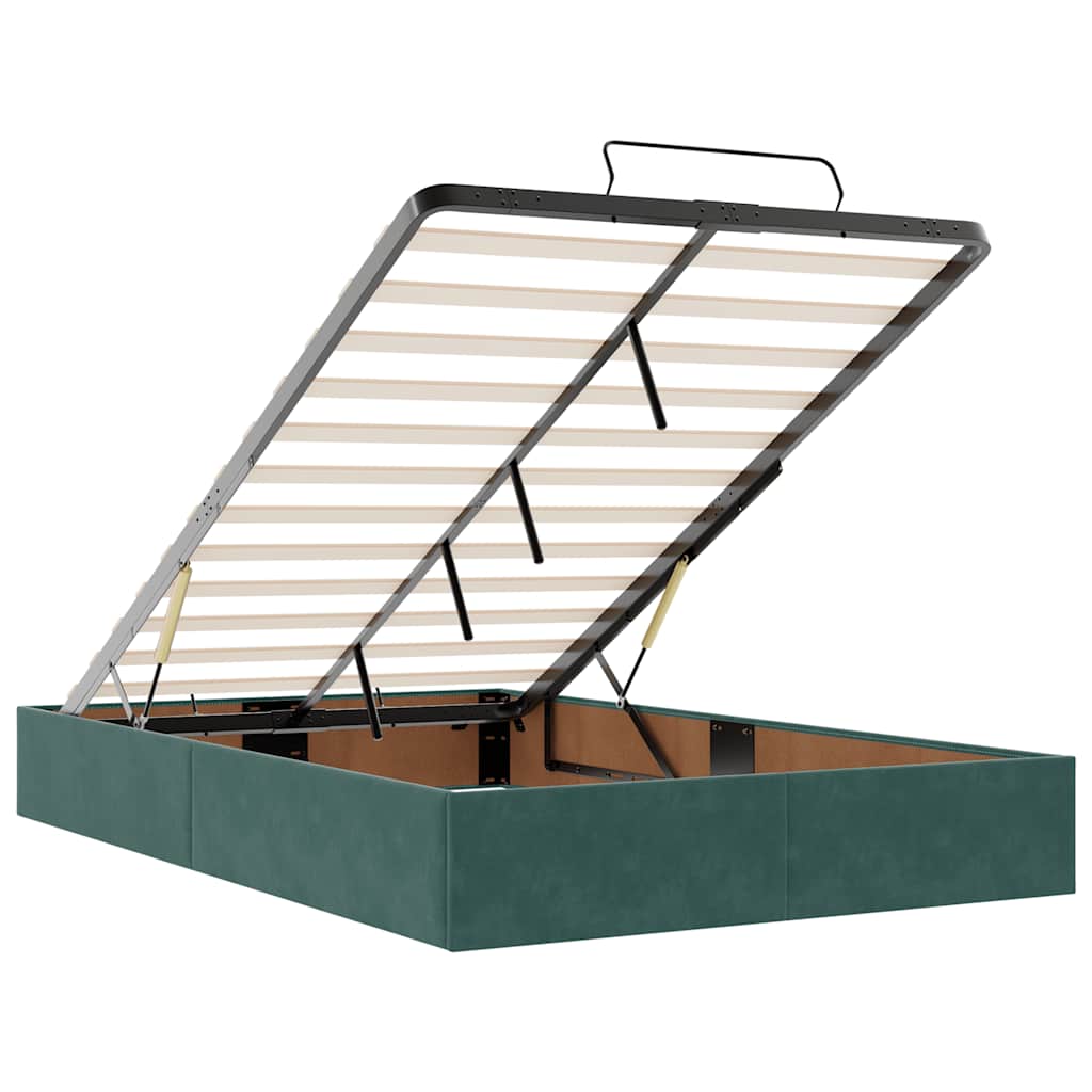 Ottoman bed met matrassen en LED's 120x200cm fluweel is nu te koop bij PeponiXL, paradijselijk wonen!