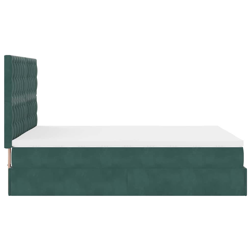 Ottoman bed met matrassen en LED's 140x190cm fluweel is nu te koop bij PeponiXL, paradijselijk wonen!