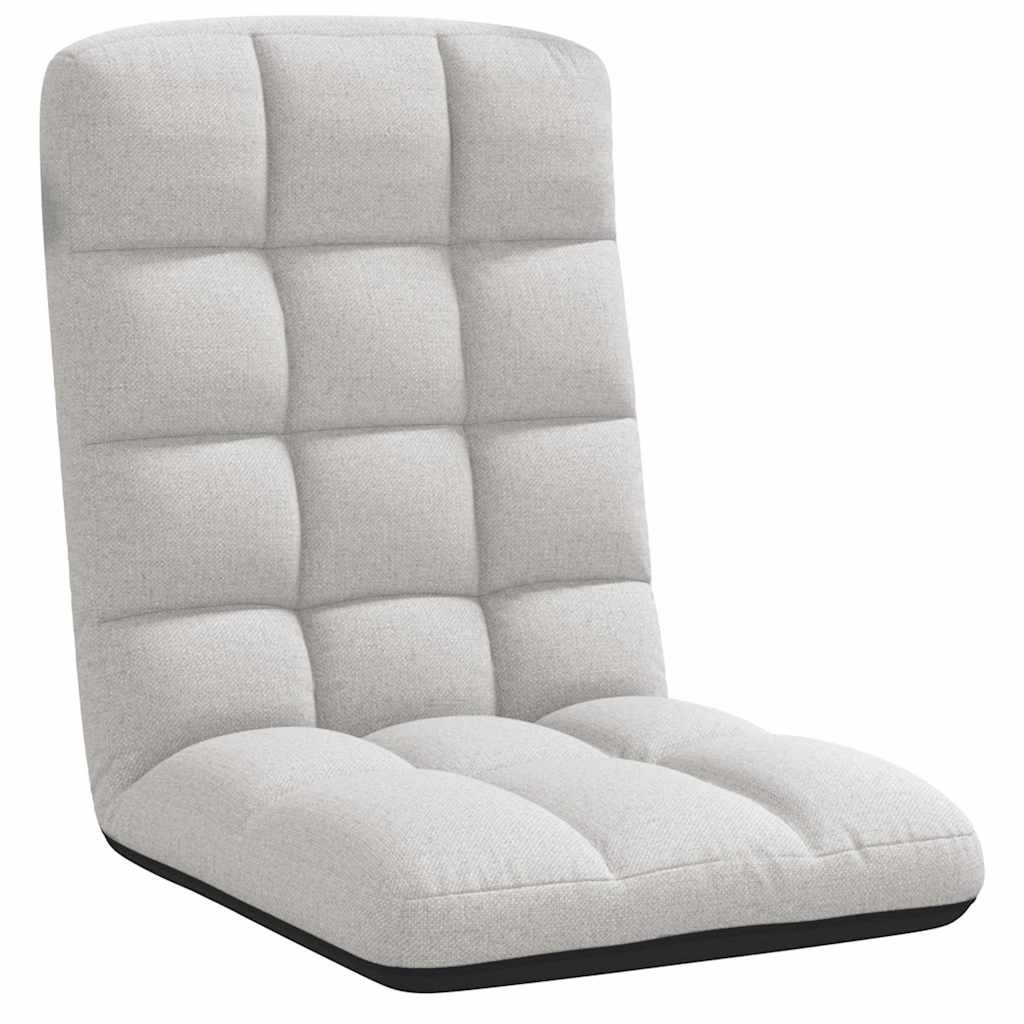 Opvouwbare vloerstoel Cloud Grey 71x51x62 cm Stof is nu te koop bij PeponiXL, paradijselijk wonen!