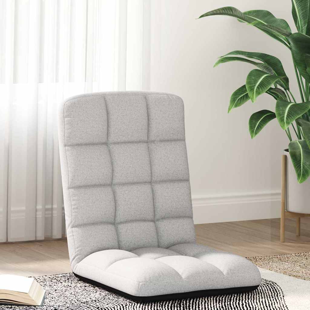 Opvouwbare vloerstoel Cloud Grey 71x51x62 cm Stof is nu te koop bij PeponiXL, paradijselijk wonen!