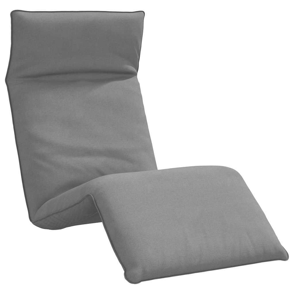 Ligstoel inklapbaar 175x54x8,5 cm Oxford stof grijs is nu te koop bij PeponiXL, paradijselijk wonen!