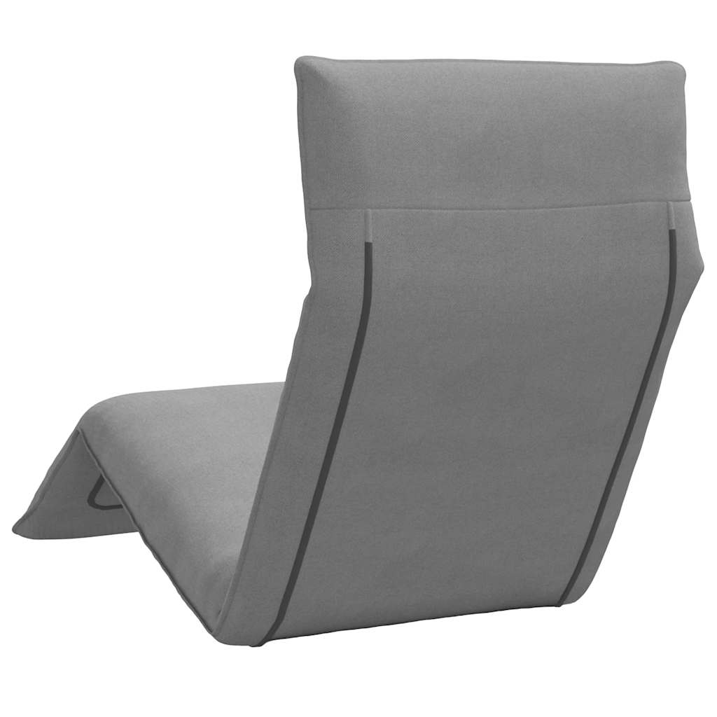 Ligstoel inklapbaar 175x54x8,5 cm Oxford stof grijs is nu te koop bij PeponiXL, paradijselijk wonen!