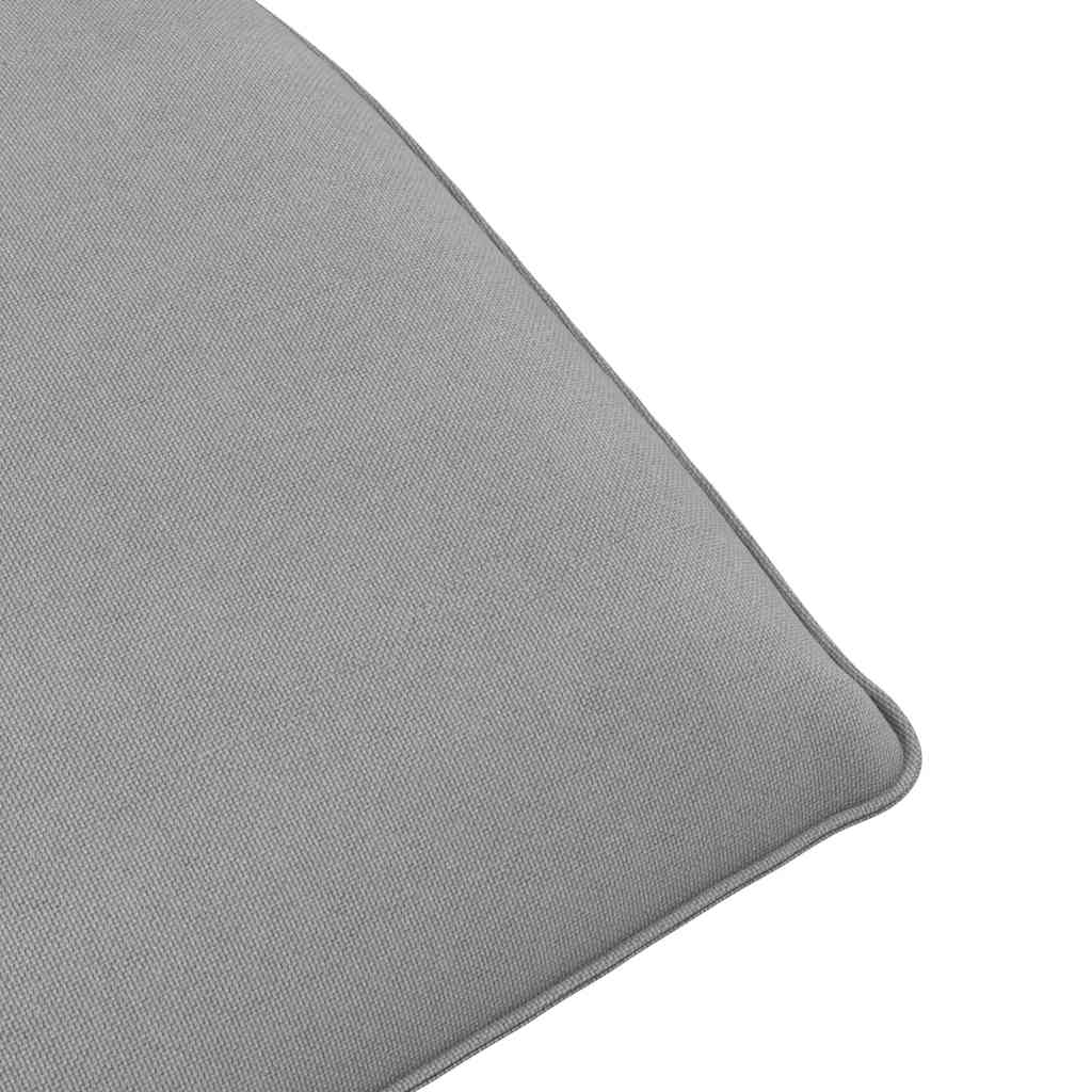 Ligstoel inklapbaar 175x54x8,5 cm Oxford stof grijs is nu te koop bij PeponiXL, paradijselijk wonen!