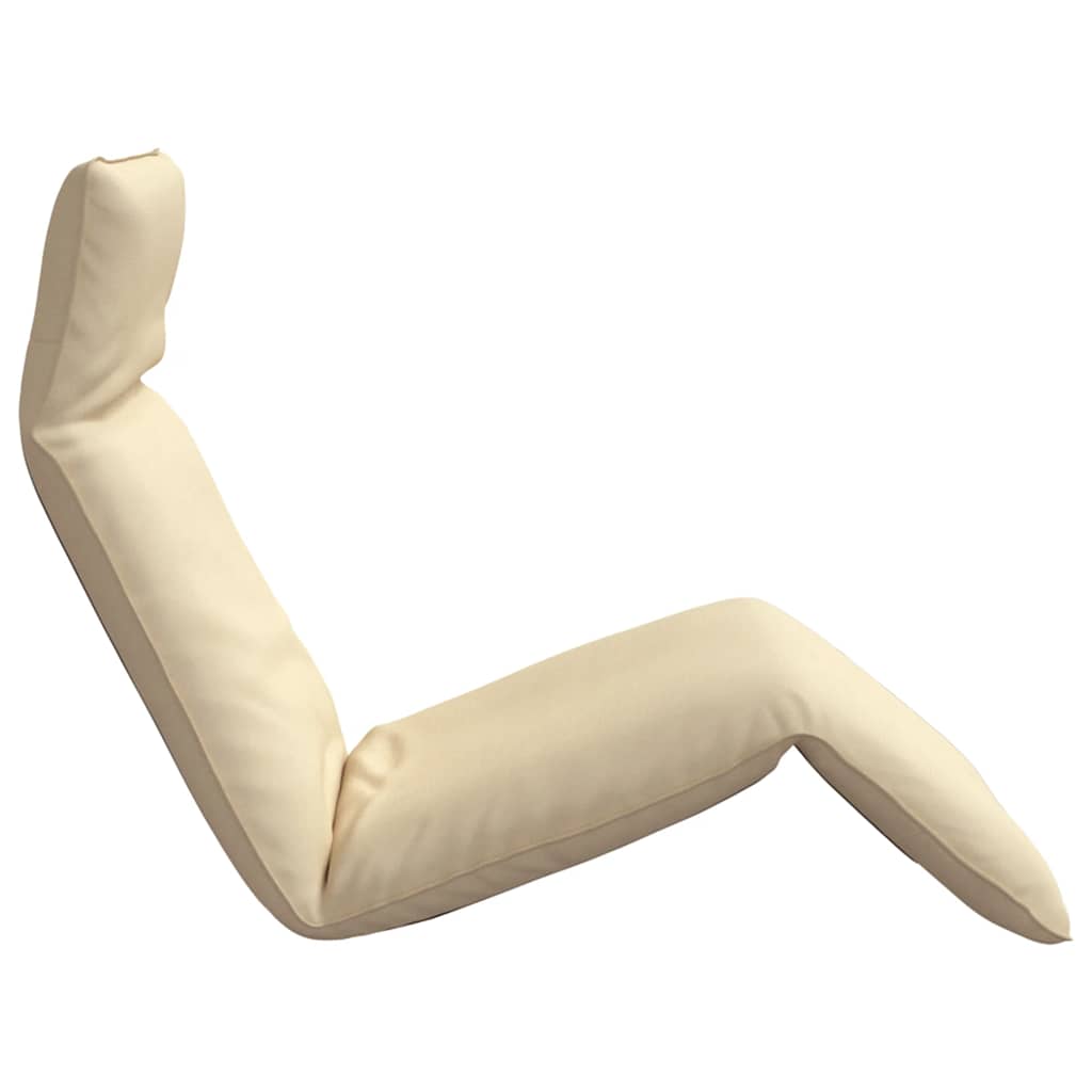 Ligstoel inklapbaar 175x54x8,5 cm Oxford stof beige is nu te koop bij PeponiXL, paradijselijk wonen!