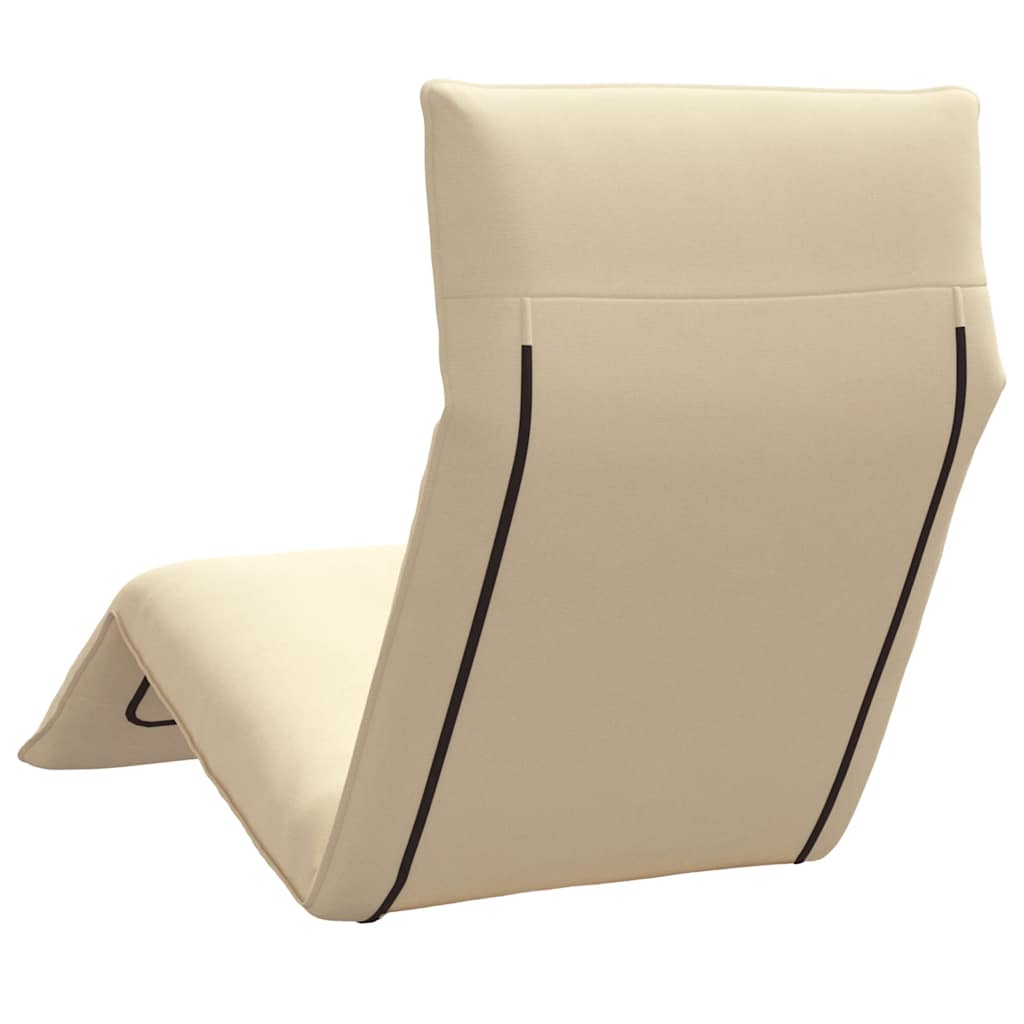 Ligstoel inklapbaar 175x54x8,5 cm Oxford stof beige is nu te koop bij PeponiXL, paradijselijk wonen!