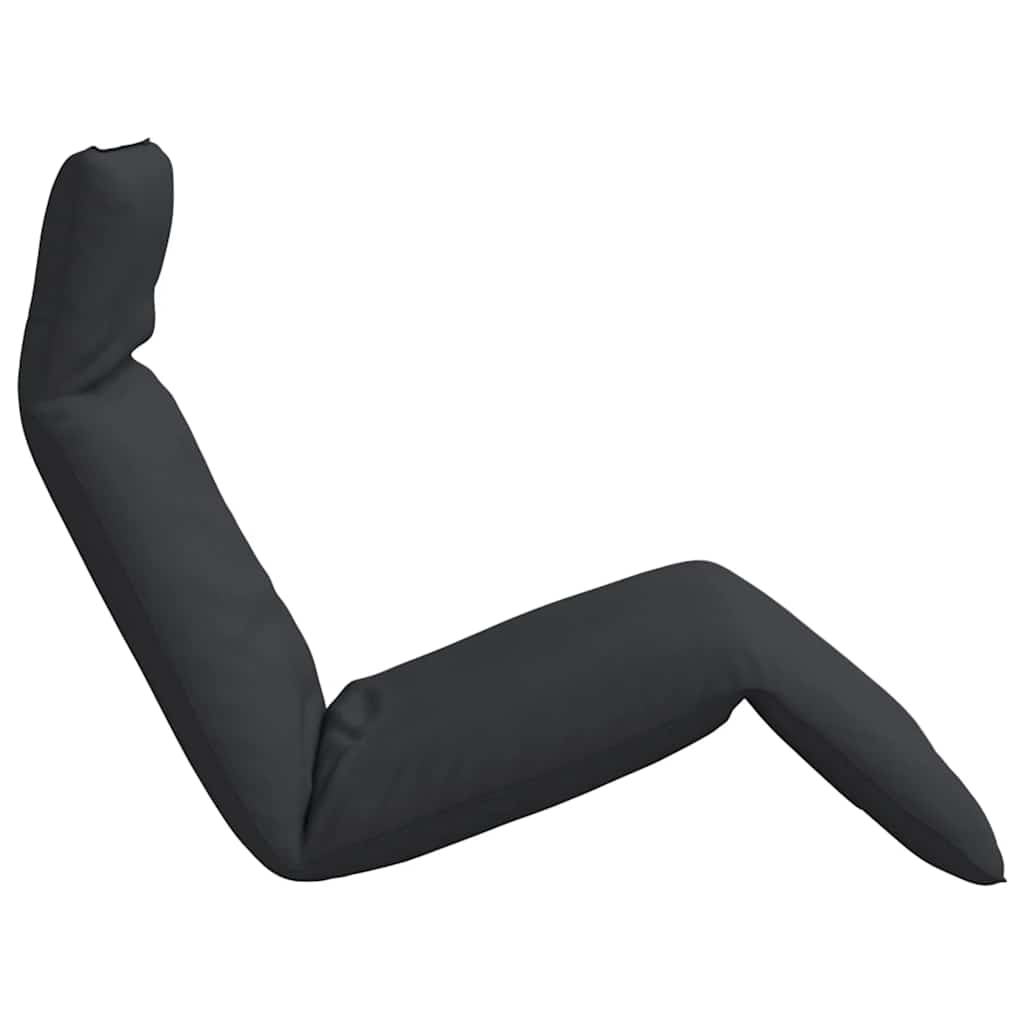 Ligstoel inklapbaar 175x54x8,5 cm Oxford stof zwart is nu te koop bij PeponiXL, paradijselijk wonen!
