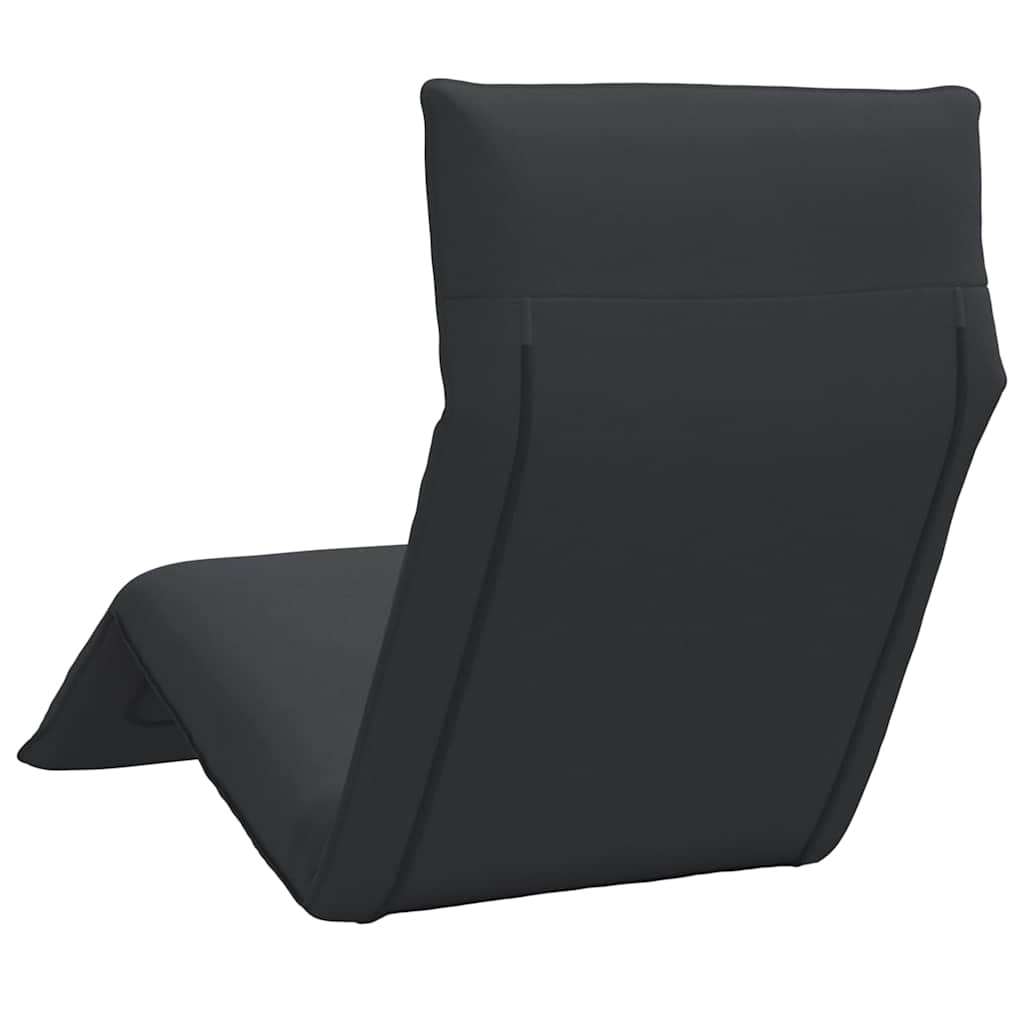 Ligstoel inklapbaar 175x54x8,5 cm Oxford stof zwart is nu te koop bij PeponiXL, paradijselijk wonen!