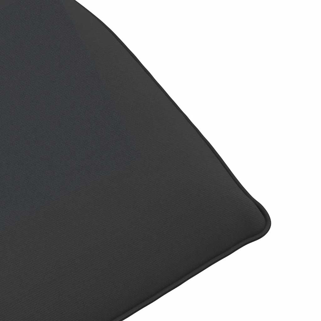Ligstoel inklapbaar 175x54x8,5 cm Oxford stof zwart is nu te koop bij PeponiXL, paradijselijk wonen!