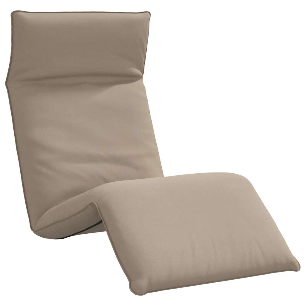 Ligstoel inklapbaar 175x54x8,5 cm oxford stof taupe is nu te koop bij PeponiXL, paradijselijk wonen!