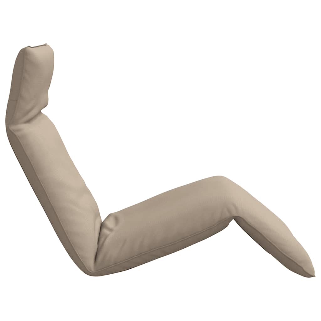Ligstoel inklapbaar 175x54x8,5 cm oxford stof taupe is nu te koop bij PeponiXL, paradijselijk wonen!