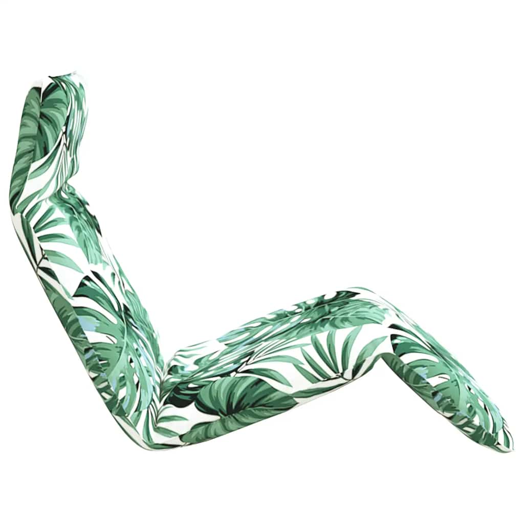 Opvouwbare ligstoel Bladpatroon 175x54x8,5 cm Oxford stof is nu te koop bij PeponiXL, paradijselijk wonen!