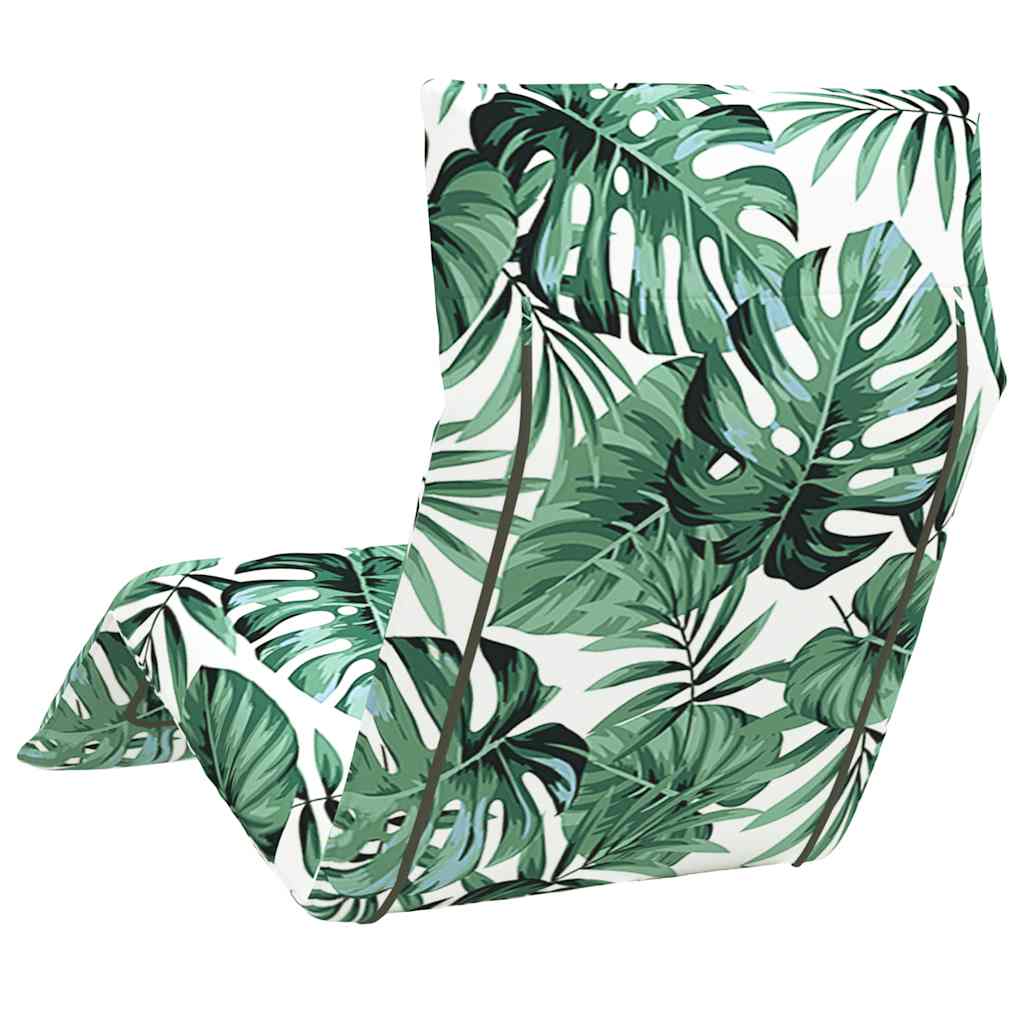 Opvouwbare ligstoel Bladpatroon 175x54x8,5 cm Oxford stof is nu te koop bij PeponiXL, paradijselijk wonen!