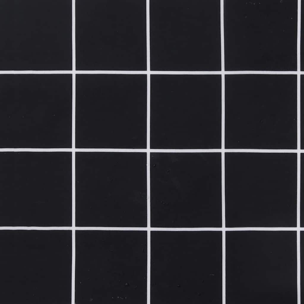 Opvouwbare ligstoel Zwart Geruit Patroon 175x54x8,5 cm Oxford Stof is nu te koop bij PeponiXL, paradijselijk wonen!