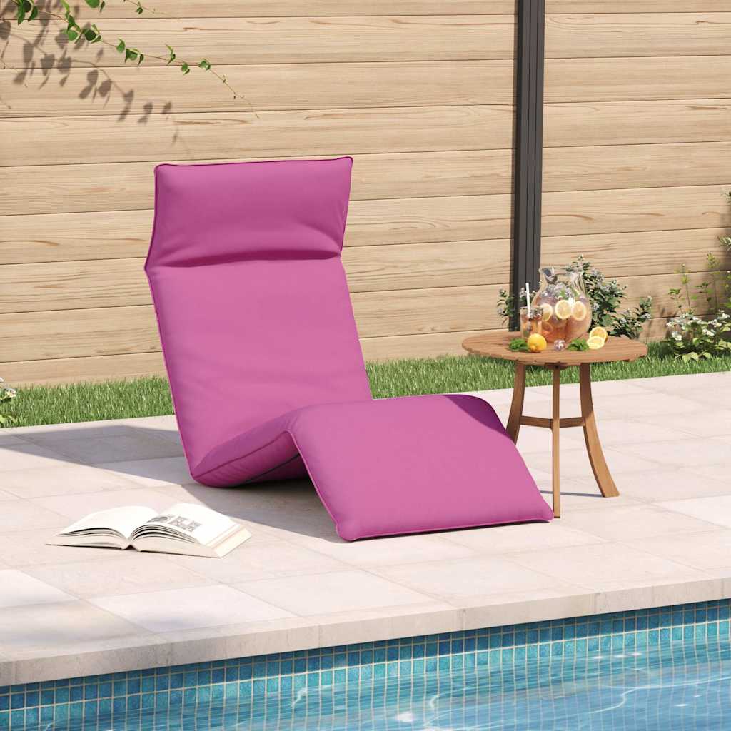 Opvouwbare ligstoel Roze 175x54x8,5 cm Oxford Stof is nu te koop bij PeponiXL, paradijselijk wonen!