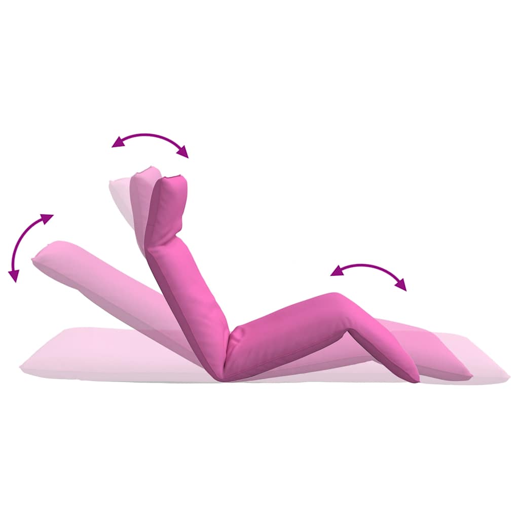 Opvouwbare ligstoel Roze 175x54x8,5 cm Oxford Stof is nu te koop bij PeponiXL, paradijselijk wonen!