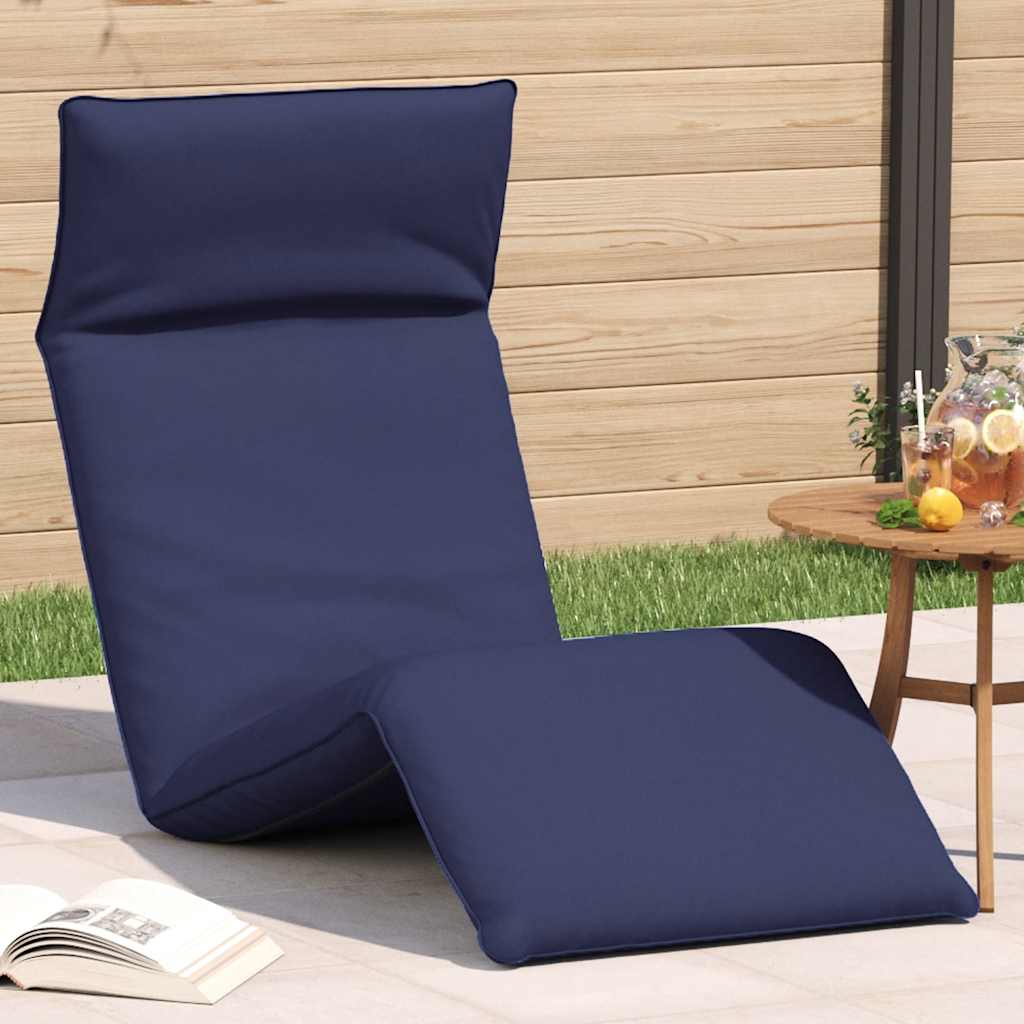 Opvouwbare ligstoel Marineblauw 175x54x8,5 cm Oxfordstof is nu te koop bij PeponiXL, paradijselijk wonen!