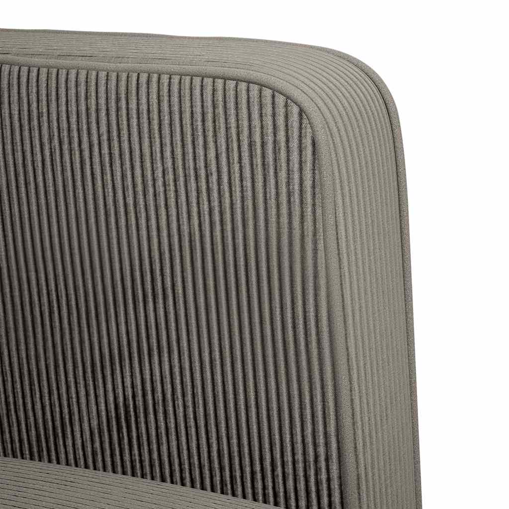 Loveseat bank 109 cm corduroy stof lichtgrijs is nu te koop bij PeponiXL, paradijselijk wonen!